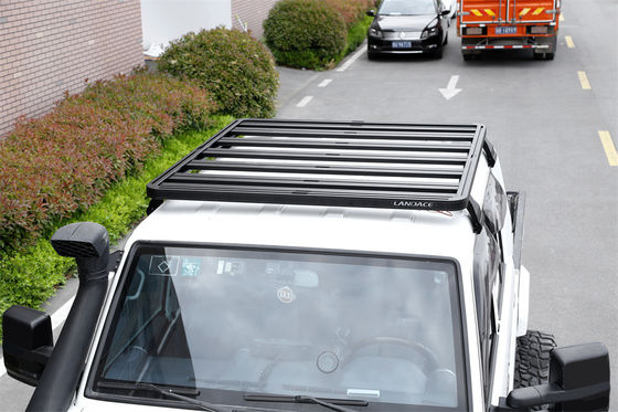 Размещение Черная крыша багажная стойка багажная платформа для TOYOTA LC 79 Pick-up Ute