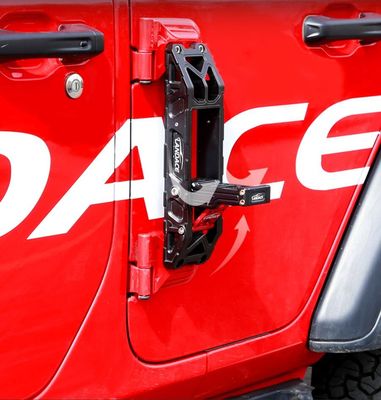 Совместимые с JEEP черные анодированные штыки для ног для легкой установки на подъемных дверях
