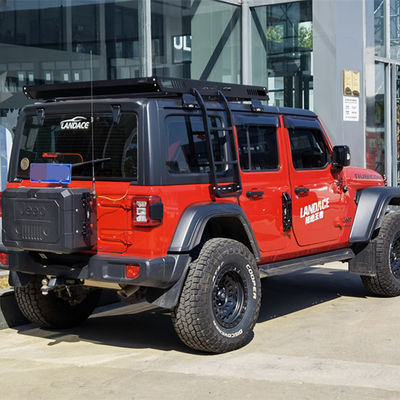 Высокая грузоподъемность Jeep Wrangler крыша стойка корзины с интегрированной лестницей 400 кг вместимости