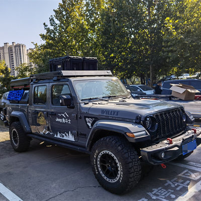 Высокая грузоподъемность Jeep Wrangler крыша стойка корзины с интегрированной лестницей 400 кг вместимости